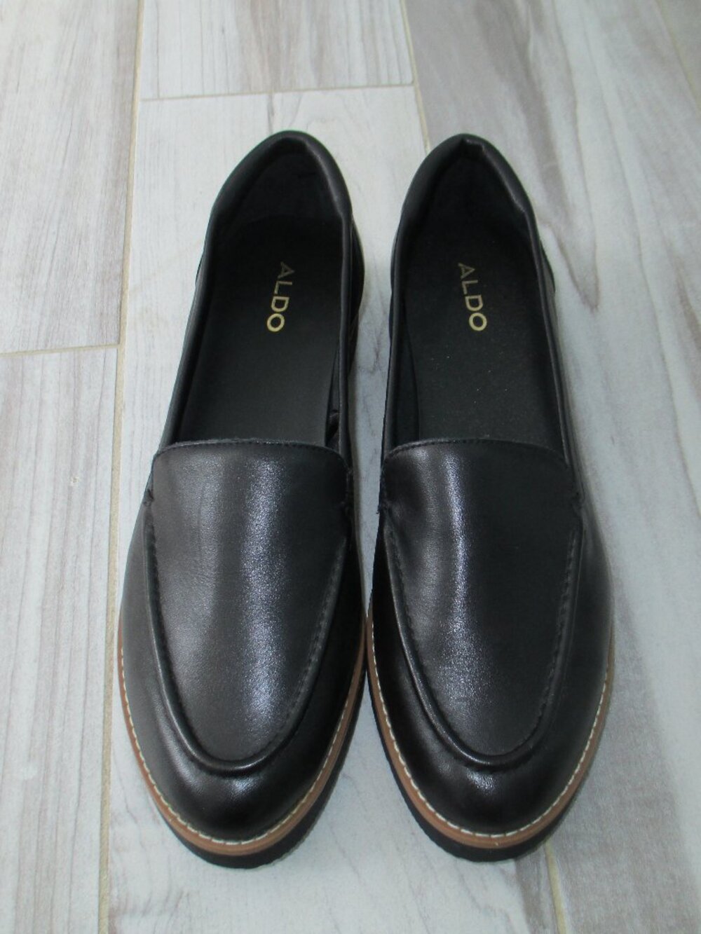 Aldo leather loafers